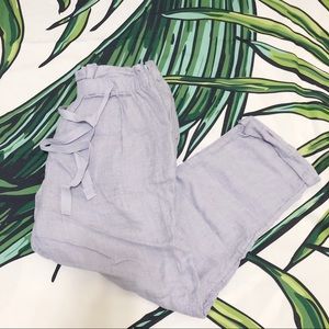 FREE PEOPLE Lavender Paper Bag Pants